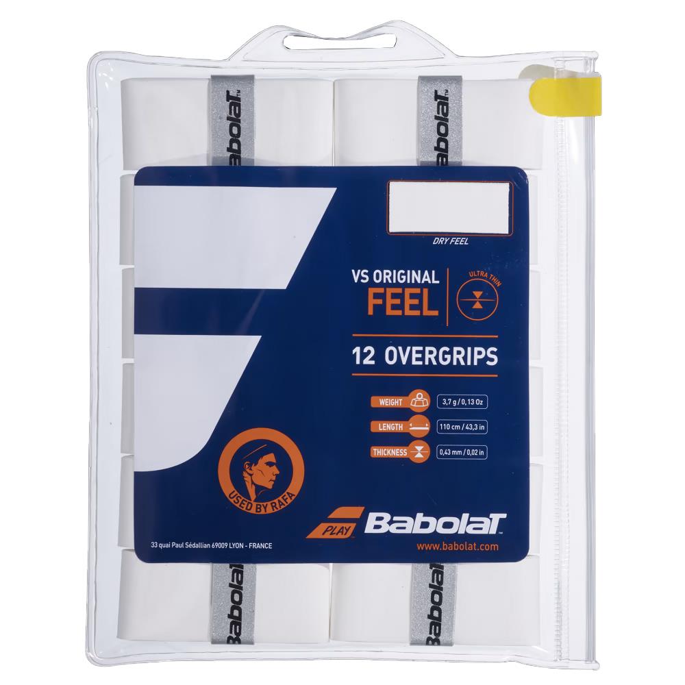 Babolat VS Original Overgrip - 12 Pack - White
