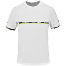 Babolat Men's Aero Crew Neck Tee - White/Yellow