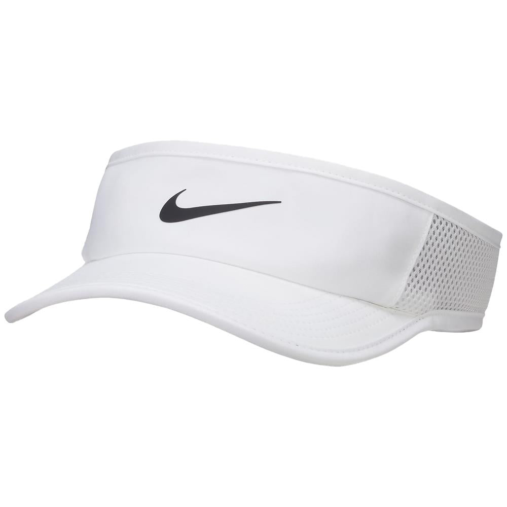 Nike Aero Featherlight Visor - White/Black