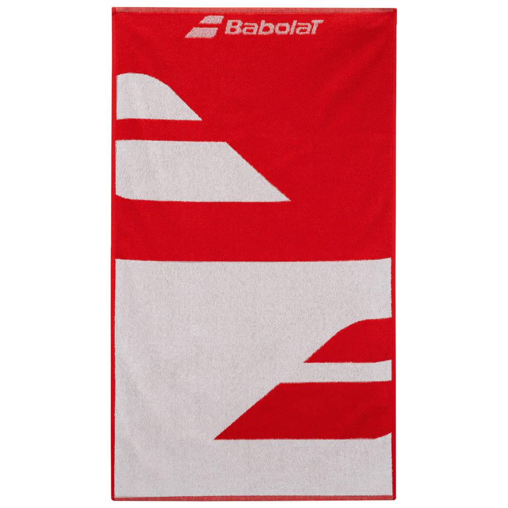 Babolat Medium Logo Towel - Red/White
