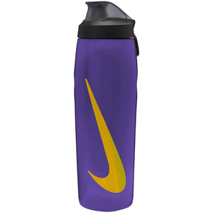 Nike Water Bottle Refuel Locking Lid 24oz - Grape/Gold