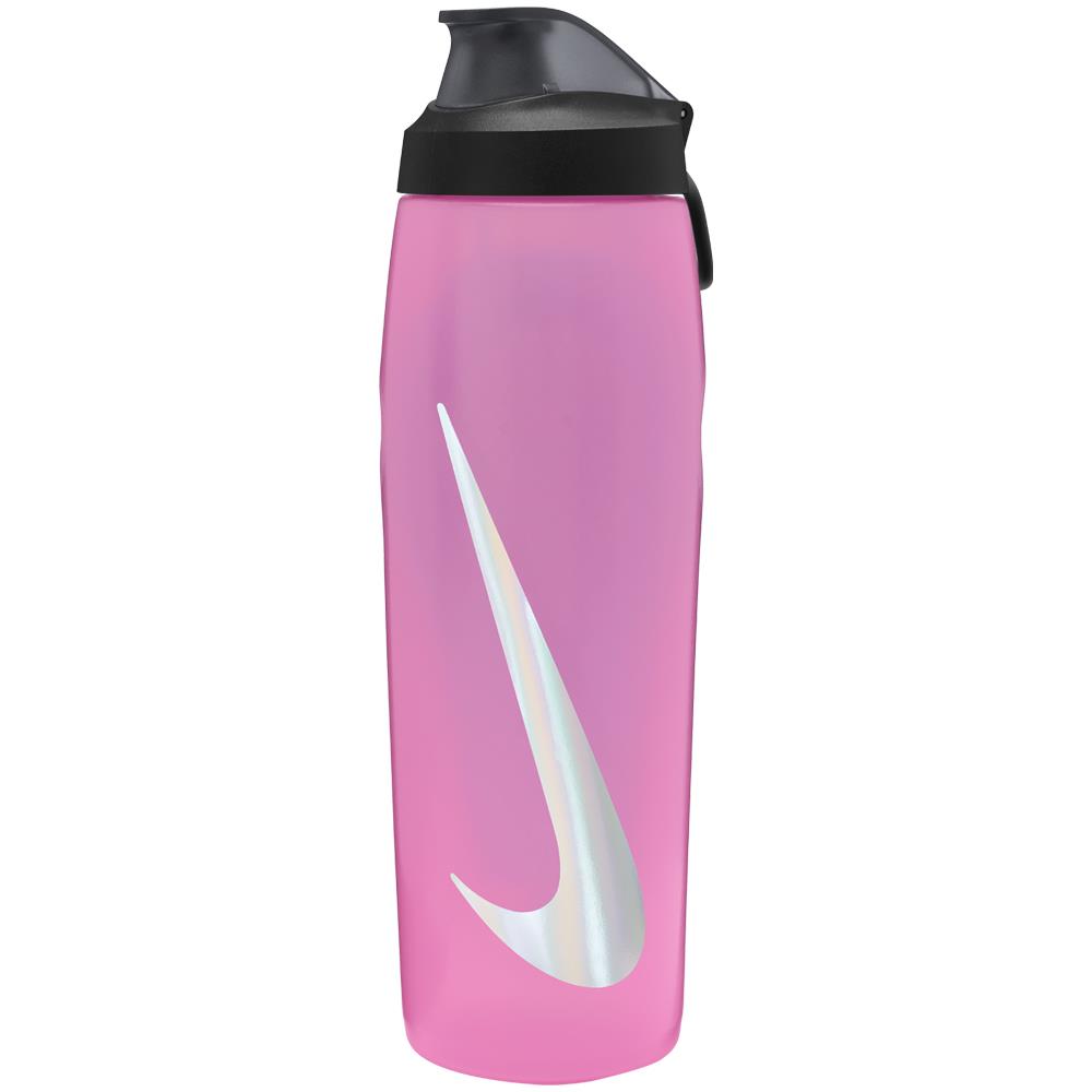 Nike Water Bottle Refuel Locking Lid 32oz - Pink/Iridescent Silver