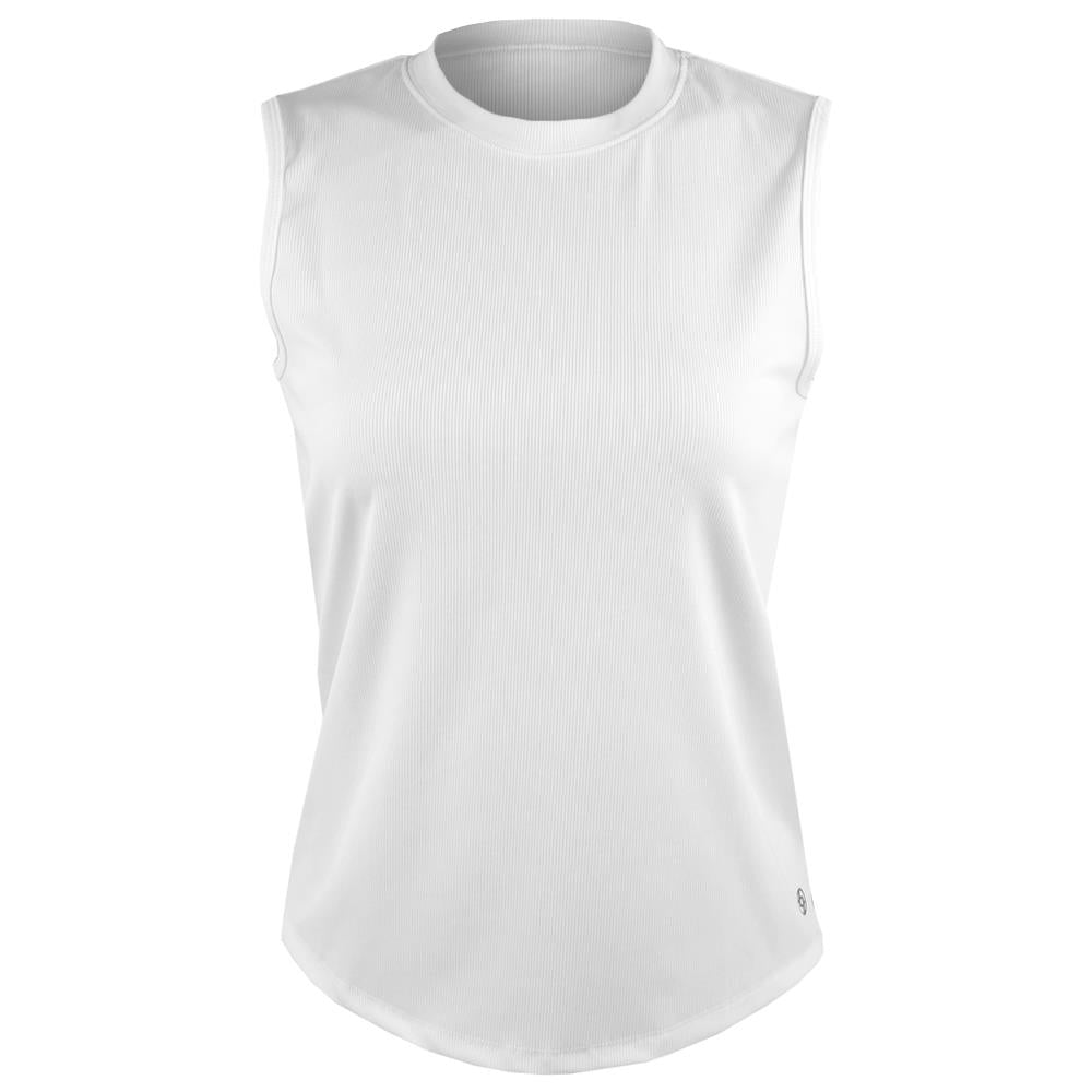 Lija Women's Split Tank - White