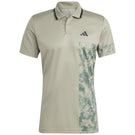 adidas Men's Paris Freelift Polo - Silver Pebble