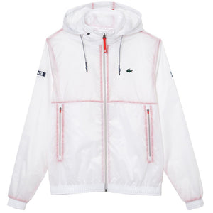 Lacoste Men's Novak Zip Tennis X Zip Jacket - White