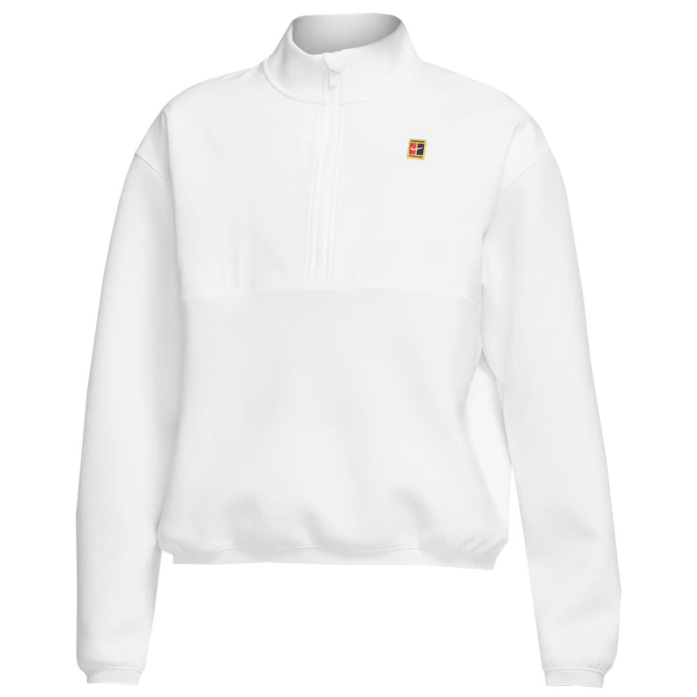 Nike Women's Heritage 1/4 Zip Jacket - White