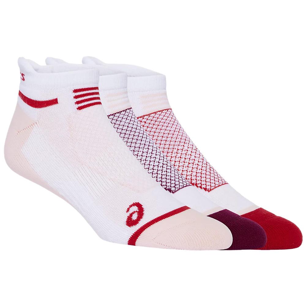 Asics Women's Intensity 2 Socks - Brilliant White/Red