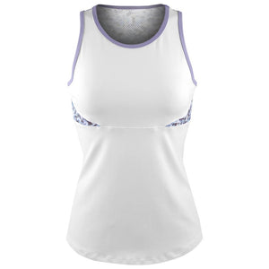 Lija Women's After Glow Quest Tank - White/Purple Haze