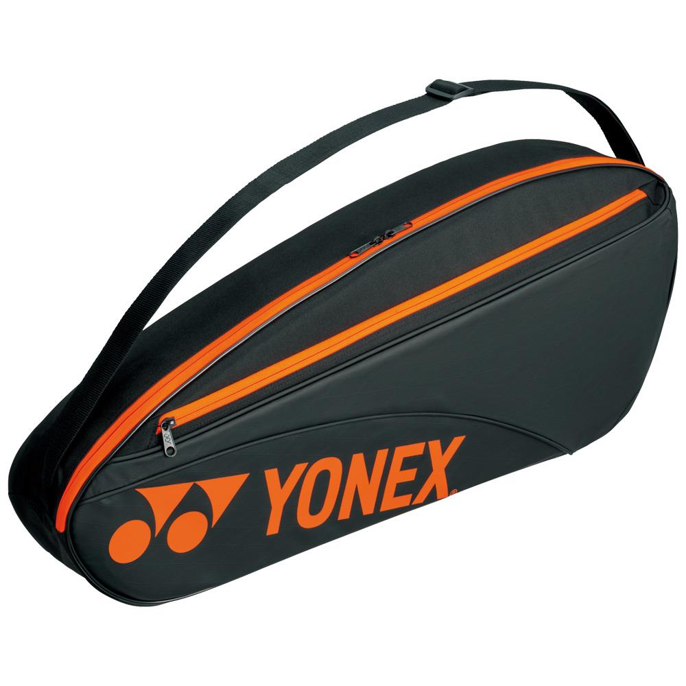 Yonex Team Racquet 3 Pack - Black/Orange