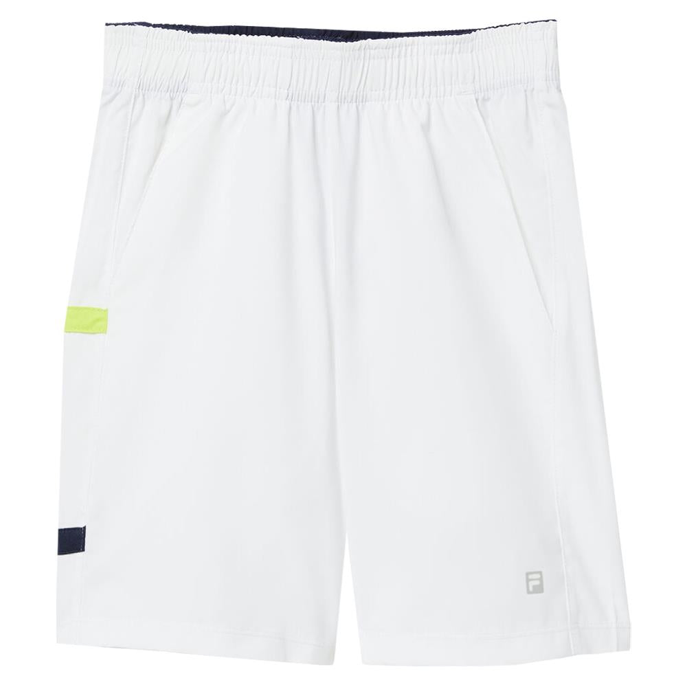 Fila Boys Core Shorts - White/Lime