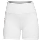 Nike Women's Advantage HighRise 4" Short - White