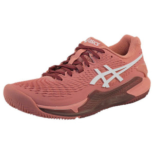 Asics Women's Gel-Resolution 9 - Clay - Light Garnet/White