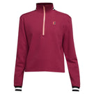 Nike Women's Heritage 1/2 Zip Longsleeve - Noble Red