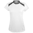 Sofibella Women's Elegance Short Sleeve Top - White/Black