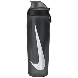 Nike Water Bottle Refuel Locking Lid 24oz - Anthracite/Silver Iridescent