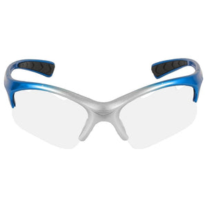 Black Knight Stiletto Protective Eyewear - Blue/Silver