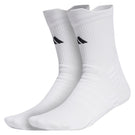adidas Tennis Cushioned Crew 1 Pack Socks - White