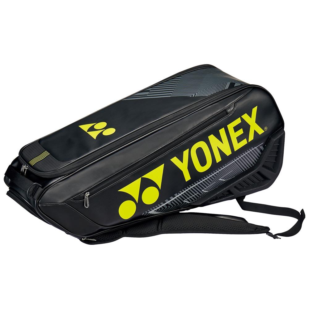 Yonex Expert Racquet Bag 6 Pack - Black/Yellow
