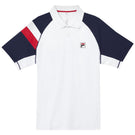 Fila Men's Heritage Essentials Polo - White/Fila Navy