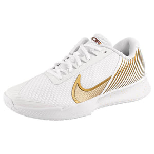 Nike Men's Air Zoom Vapor Pro 2 - Wimbledon - White/Metallic Gold Grain