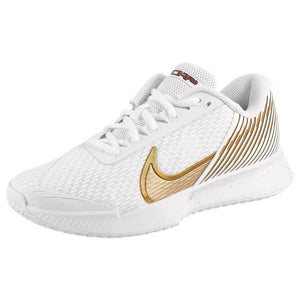 Nike Women's Air Zoom Vapor Pro 2 - Wimbledon - White/Metallic Gold Grain