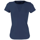 Lija Women's Deep V Tee - Dark Navy