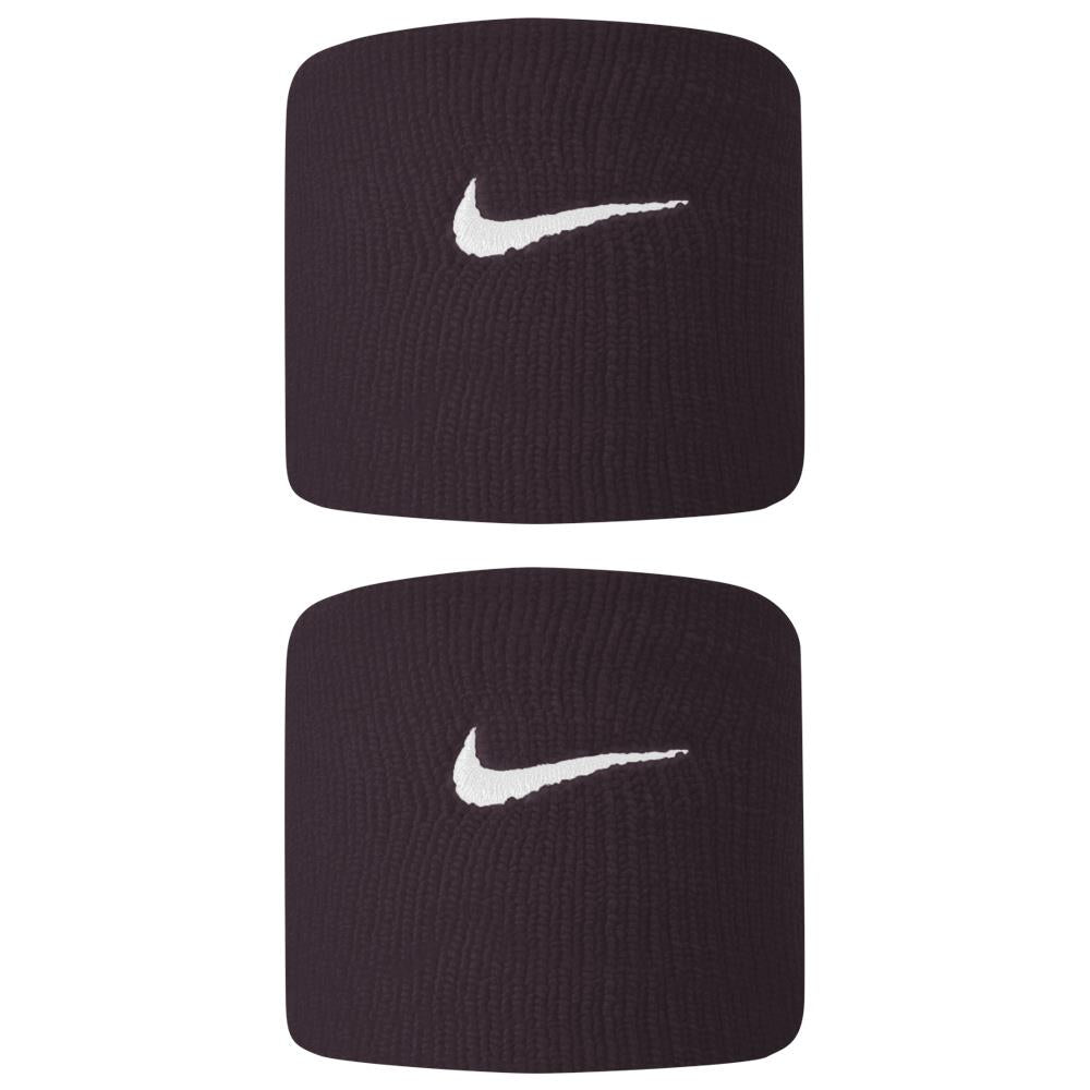 Nike Swoosh Premier DriFit Wristband 2 Pack - Burgundy Ash/White