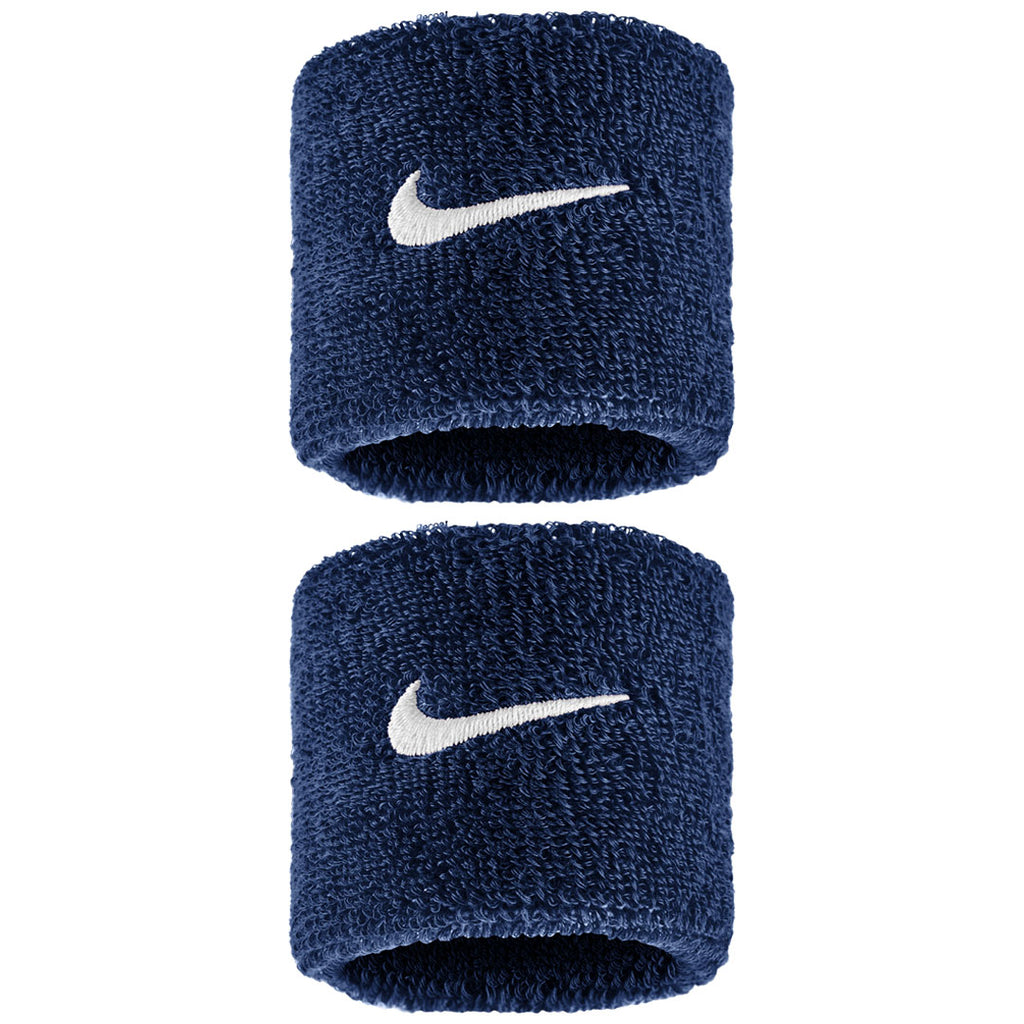 Nike Swoosh Classic Wristband 2 Pack - College Navy