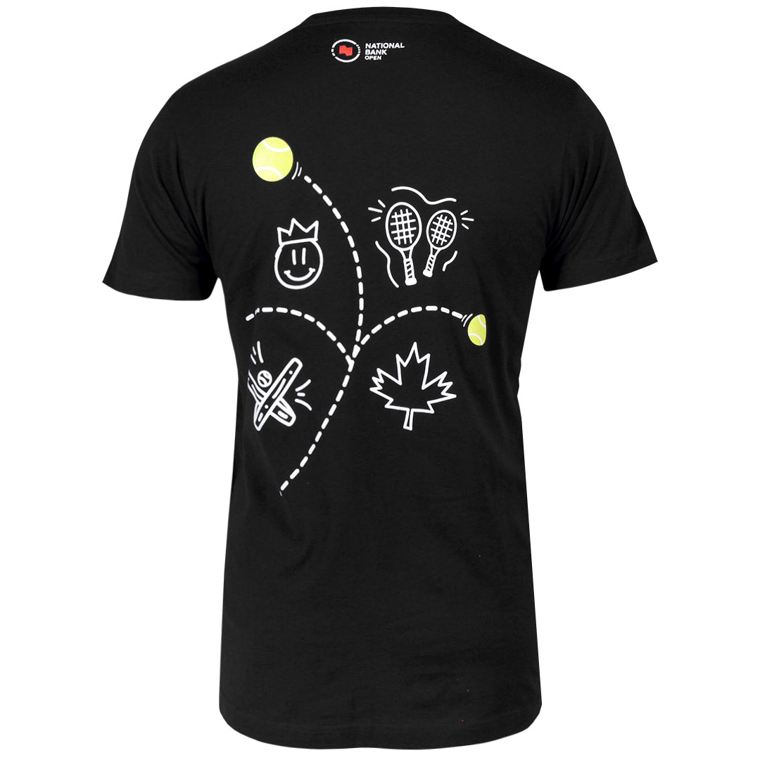NBO Toronto Graphic Bounce Tee - Fine Black