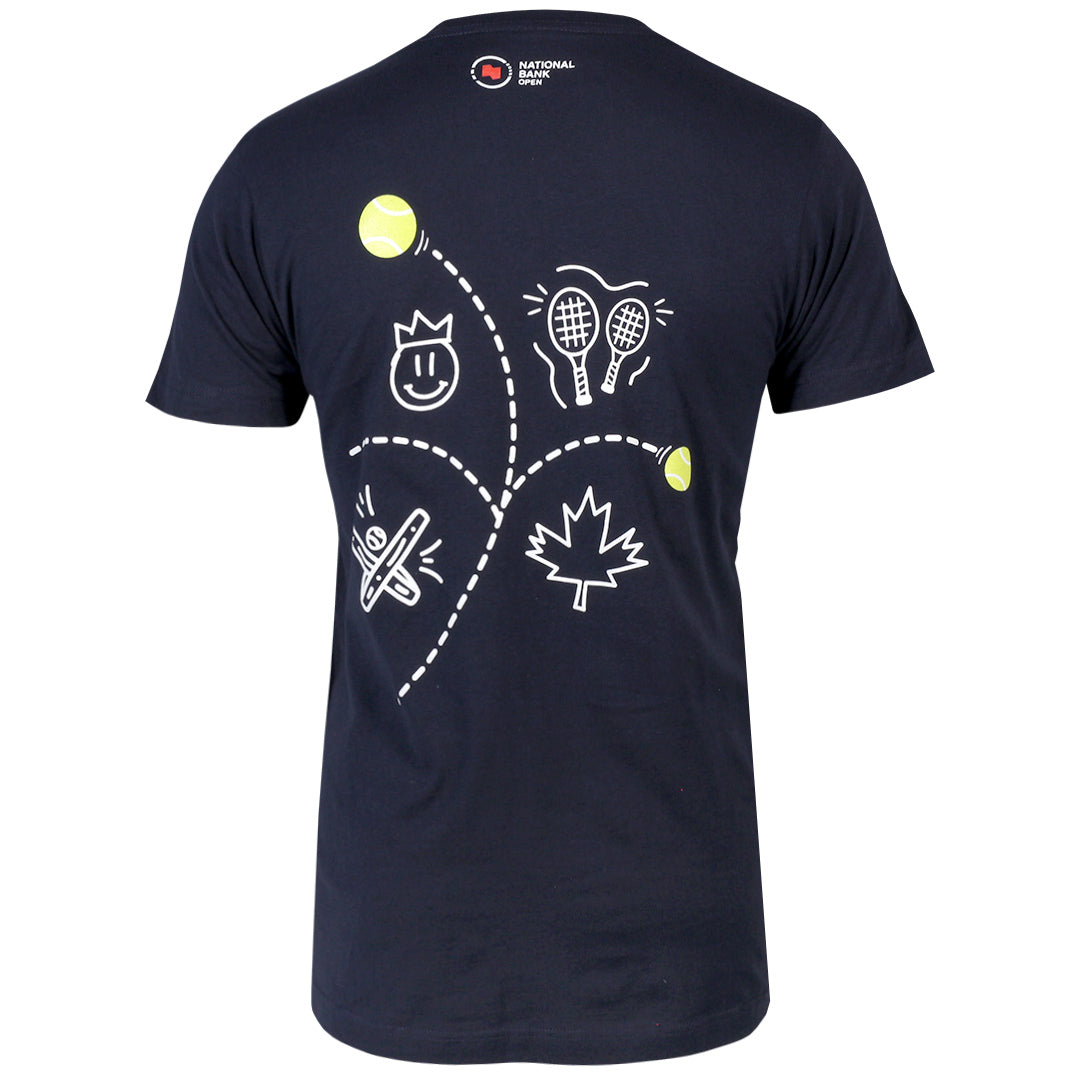 NBO Toronto Graphic Bounce Tee - Fine Navy