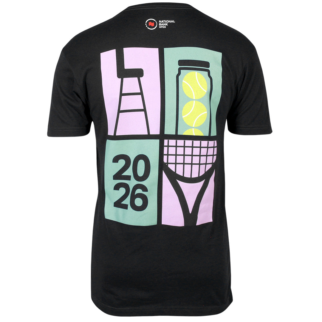 NBO Toronto Four Square Tee - Black