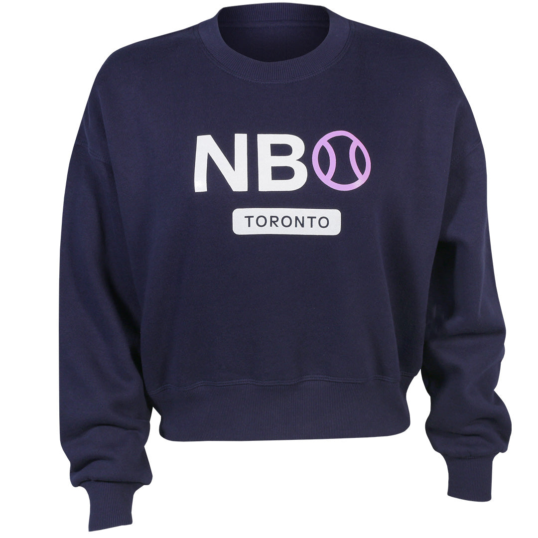 NBO Toronto Women's Premium Crew Sweater - Navy