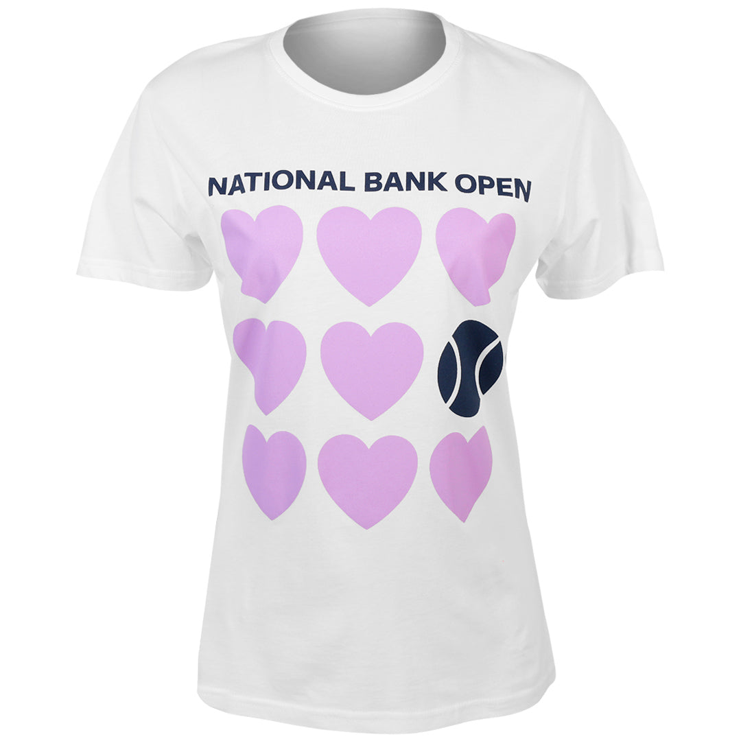 NBO Toronto Women's Heart Tee - White