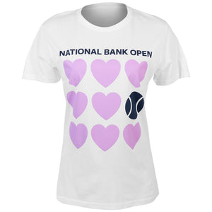NBO Toronto Women's Heart Tee - White