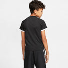 Nike Boys Nikecourt Dry Fit Short Sleeve - Black