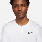 Nike Men's Advantage 1/2 Zip Longsleeve - White