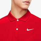 Nike Men's DriFit Solid Polo - University Red