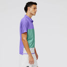 New Balance Men's Tournament Polo - Vibrant Violet/Multi