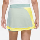 Nike Women's Slam Paris Skirt - Light Zitron/Ocean