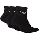 Nike Everyday Plus Cushion Low Cut Socks - Black/White