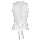 Lija Women's Tie Back Tank - White