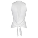 Lija Women's Tie Back Tank - White