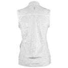 Sofibella Women's UV Staples Crushed Velvet Vest - White