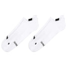 Nike Multiplier 2 Pack No-Show Socks - White/Black