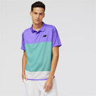 New Balance Men's Tournament Polo - Vibrant Violet/Multi