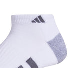adidas Men's Cushioned Low-Cut 3 Pack Socks - White/Grey