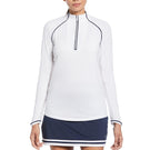 Penguin Women's Veronica Sun Protection 1/4 Zip Longsleeve - Bright White