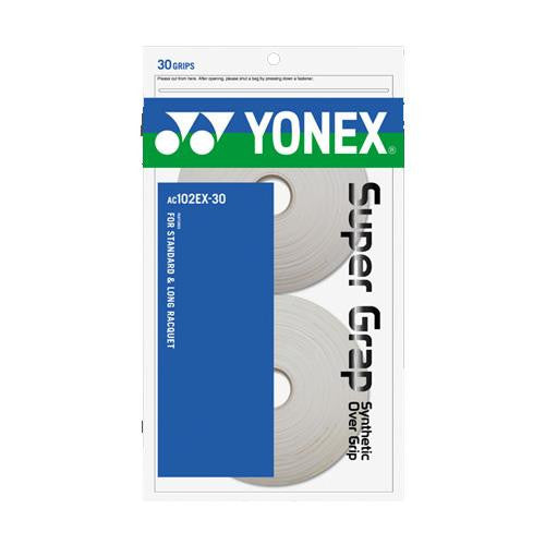 Yonex Super Grap 30 Pack Overgrips - White