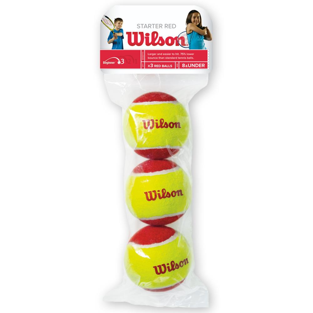 Wilson Starter Red 3 Pack