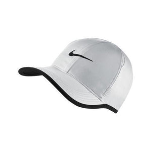 Nike Junior Featherlight Hat White/Black